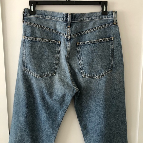Agolde Blue 90s Midrise Loose Fit Jeans 30 - Picture 12 of 16